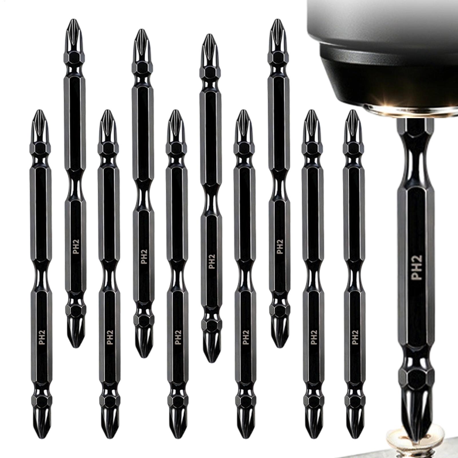 End Mill Set - ドライバービットセット両端フライス加工磁気ドライバーヘッドキット多機能ドライバービットセット産業建設用