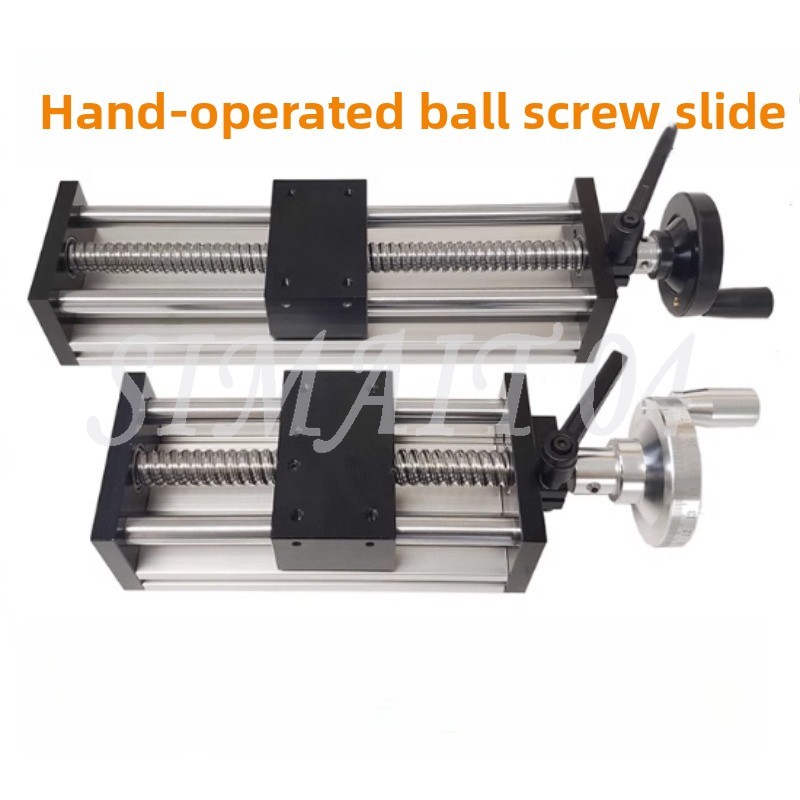 Linear Rail - クロスリフトリニアスライドモーションユニット ボールスクリューガイドレール スライディングテーブル 手動ハンドホイール