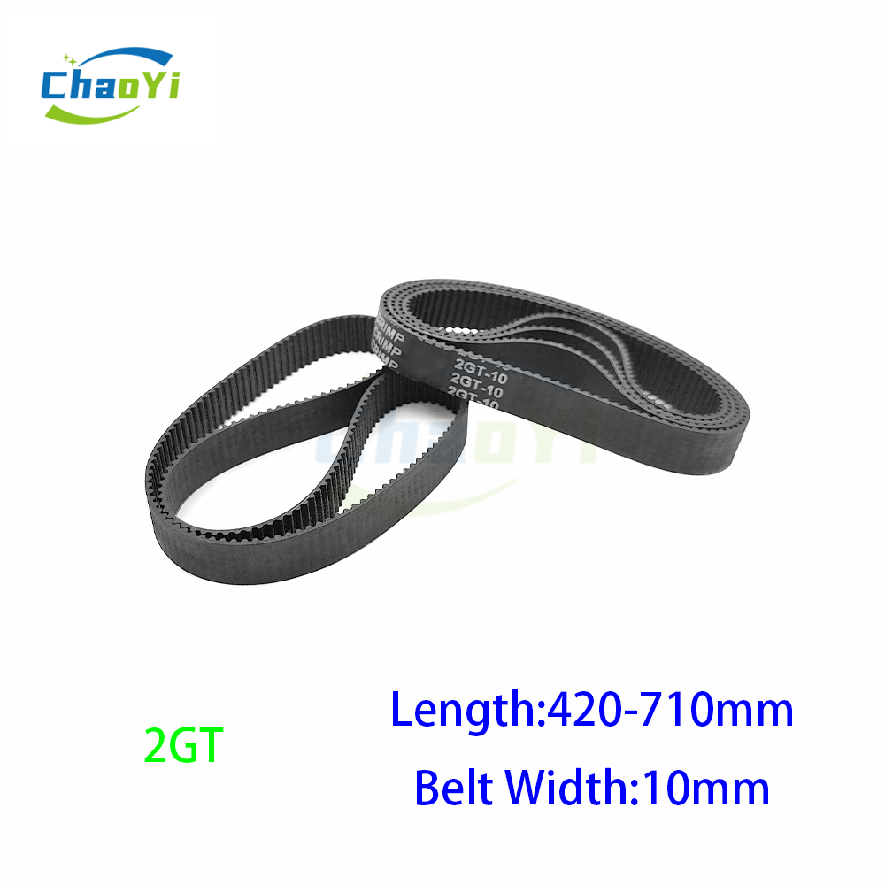 Gt2 Pulley - 2GT閉ループゴムタイミングベルトピッチ長420 436 444 450 500 550