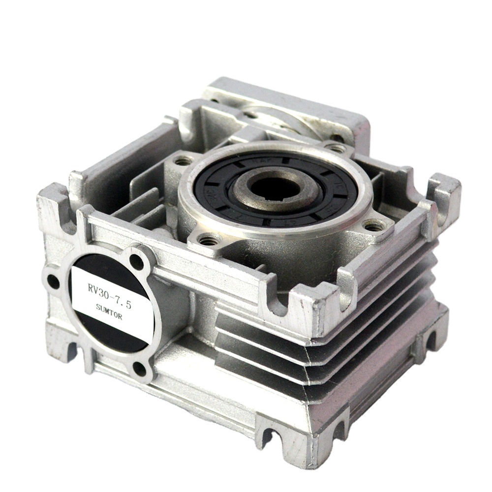 Nema23 Stepper - 低騒音NEMA 23ステッピングモーター用ギアボックス、NMRV30、減速比5-80、57HS、江蘇省製、ウォームギアボックス、ウォーム減速機、ウォームギアモーター、90度、50KG。