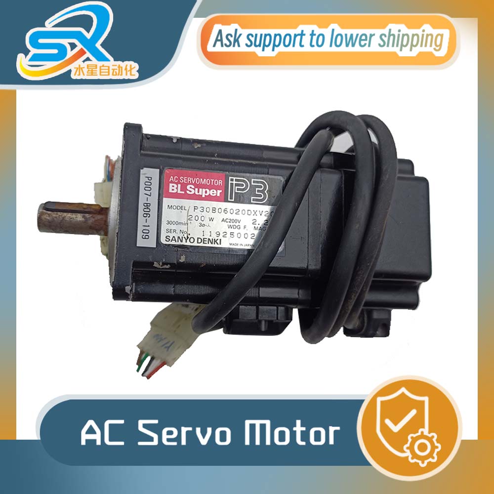 Servo Motor - 防滴型 SANYO DENKI ミニサーボモーター P30B06020DXV20 200w