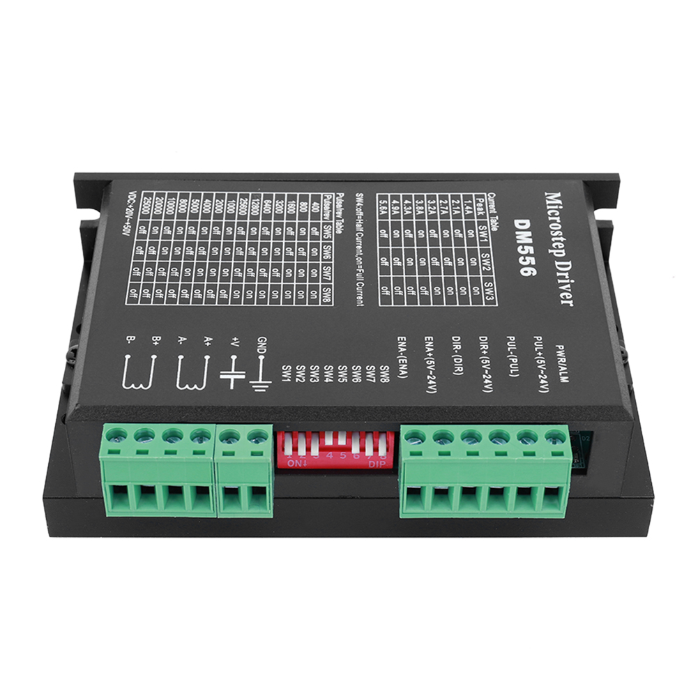 Nema23 Stepper - DM542 DM556 マイクロステップモータードライバー 20-50V DC 最大5.6A