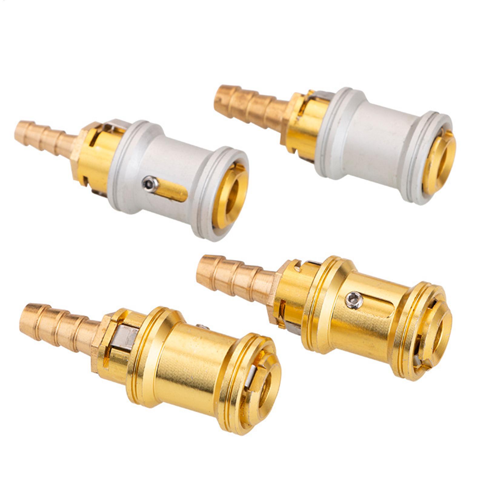 Coupling 8Mm - 6.5/8mm車用タイヤバルブクリップ、真鍮製ノズルクランプ、空気入れポンプアダプター、エアチャック、インフレータ、クイックコネクター、タイヤアクセサリー