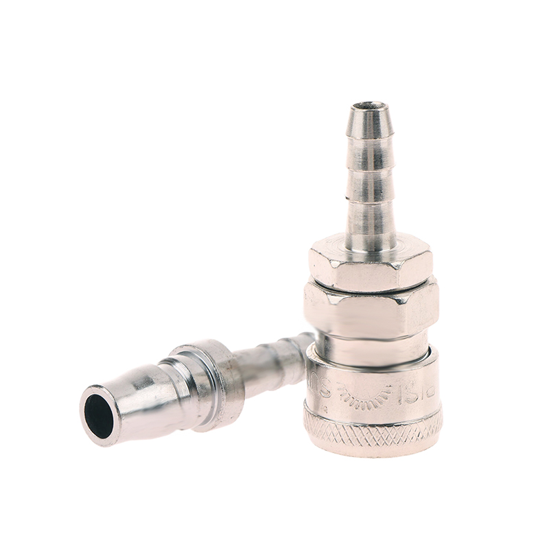 Coupling 8Mm - 2 個の空気圧継手ヨーロッパ標準 EU ユーロタイプクイックカップリングコネクタカプラー 8 ミリメートルコンプレッサー用