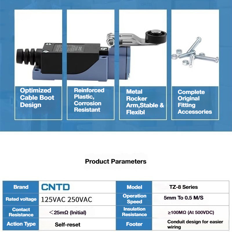 2個入り CNTD TZ‑8シリーズ マイクロリミットトラベ - Limit Switch のレビューと価格
