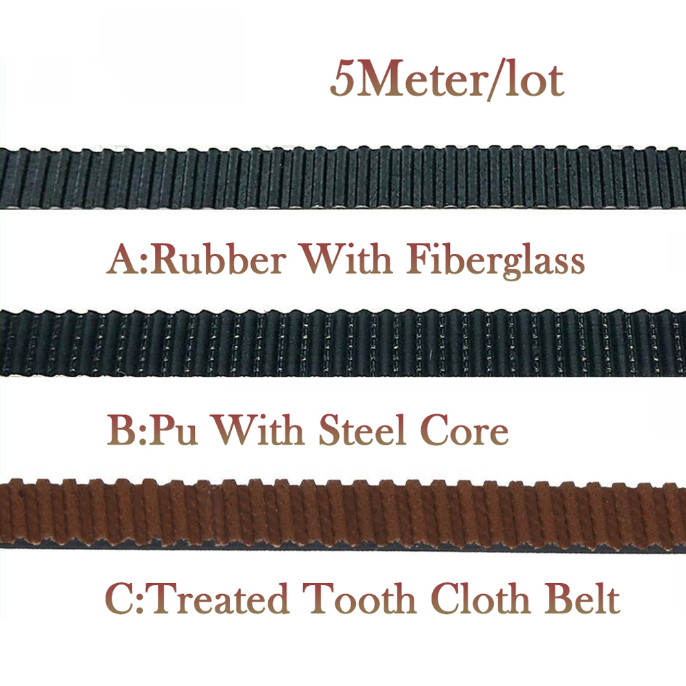 5M 2GT オープンタイミングベルト 6mm PU製、スチ - Gt2 Belt のレビューと価格
