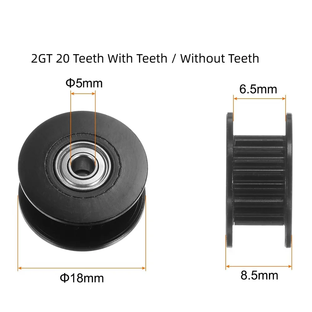 タイミングアイドルプーリーホイール、20歯、2gt、3Dプリ - Gt2 Pulley のレビューと価格