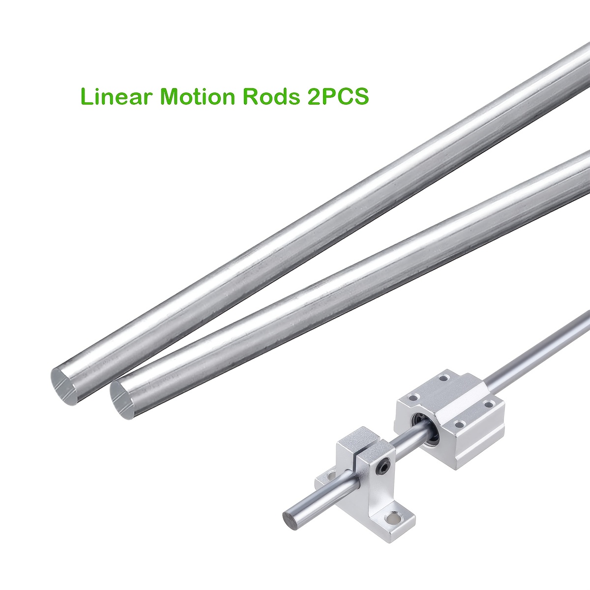 2本セット、8mm径のリニアモーションロッド、硬化クロムメッ - Linear Rod 8Mm のレビューと価格