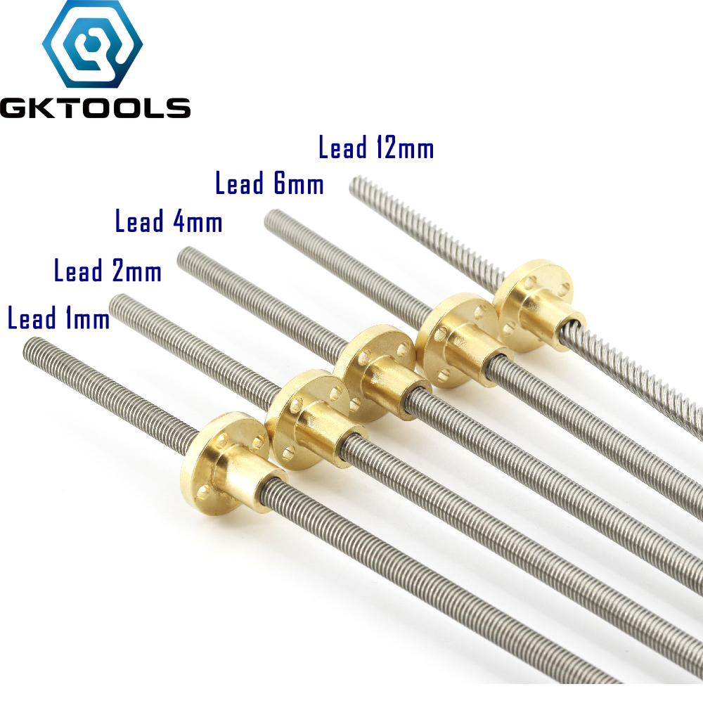 304ステンレス鋼ねじ,長さ1200mm,鉛1mm,2mm, - Lead Screw 8Mm のレビューと価格