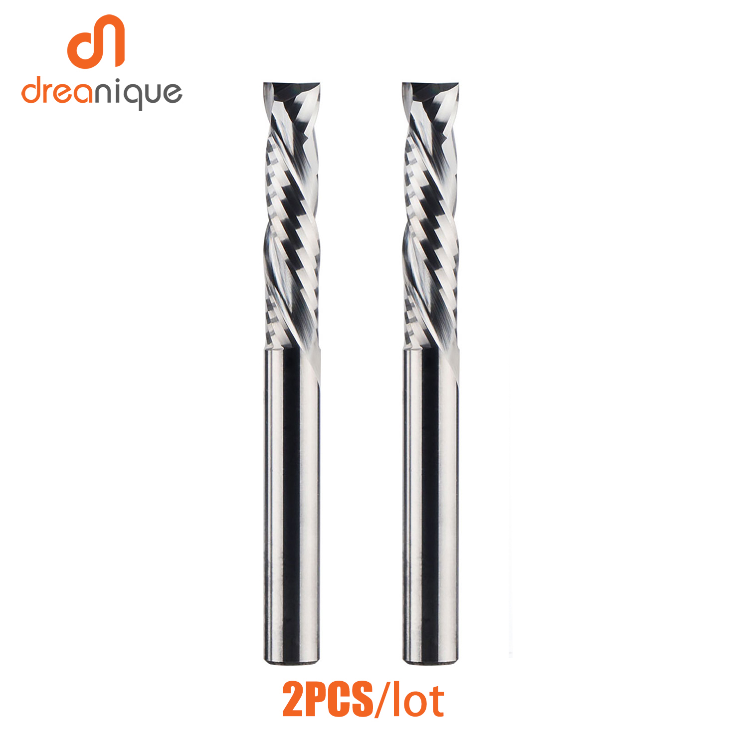 2PC/LOT 圧縮フライスカッター 木工用 2枚刃 上下ス - End Mill Set のレビューと価格