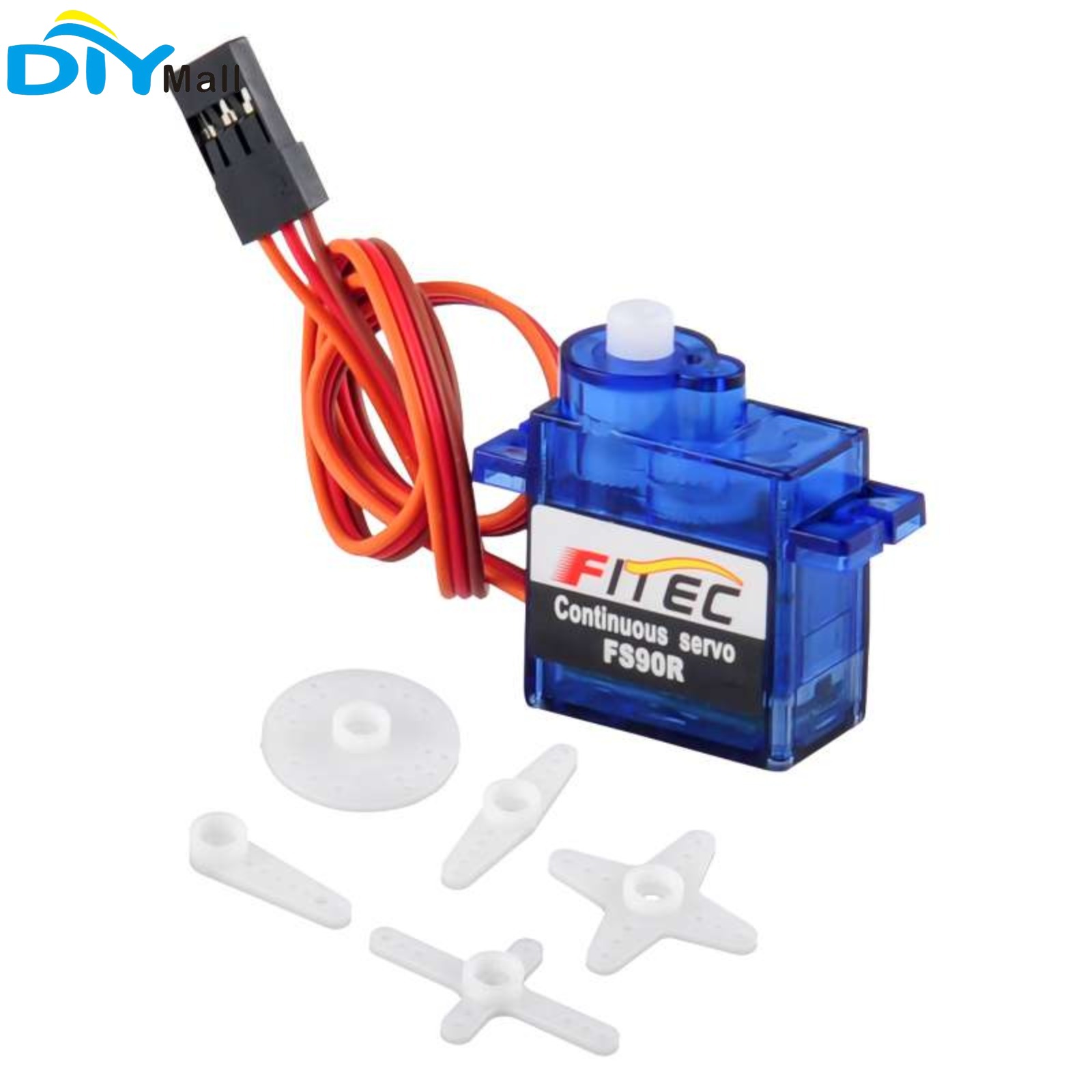 FS90R 9g サーボ 360度連続回転ミニマイクロサーボ - Servo 9G のレビューと価格