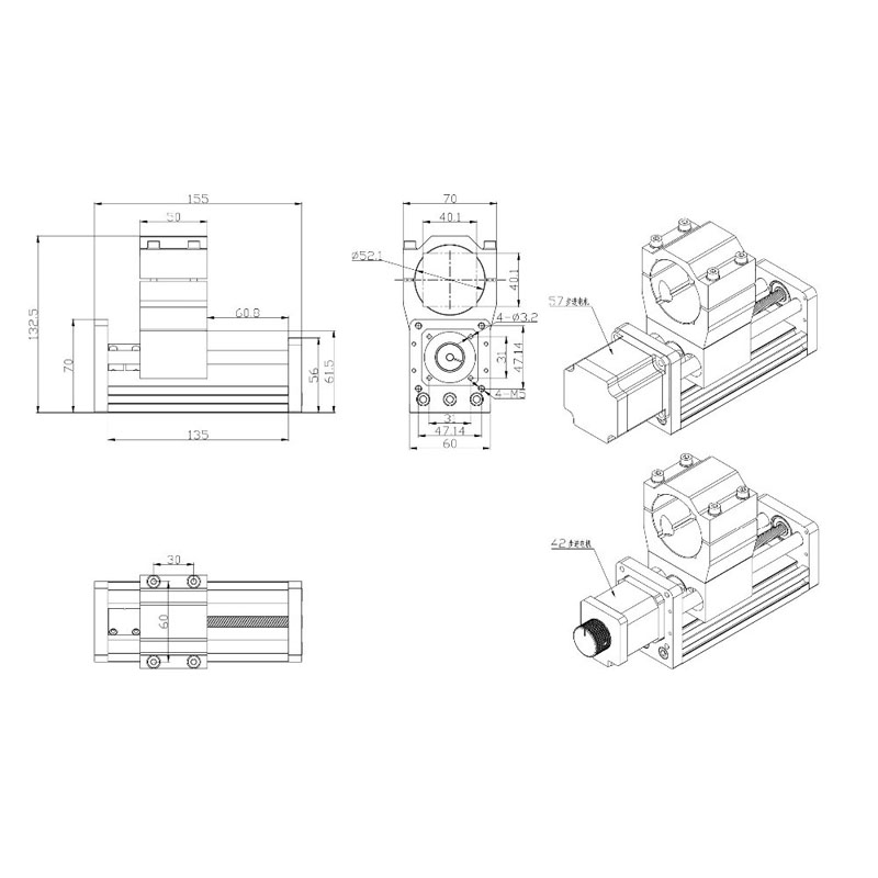 CNC 3018 Z軸モジュール Nema17ステッピングモ - 3018 Aluminium Cnc のレビューと価格