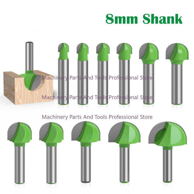 ラウンドボトムオーバーノーズルータービットセット 超硬ボール - End Mill Set のレビューと価格