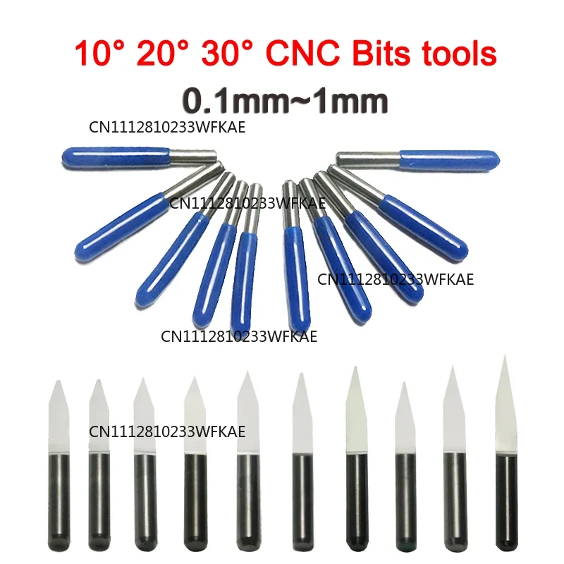 PACK LY用10CS、3.175mm超硬PCB Vエンド - Carbide End Mill のレビューと価格