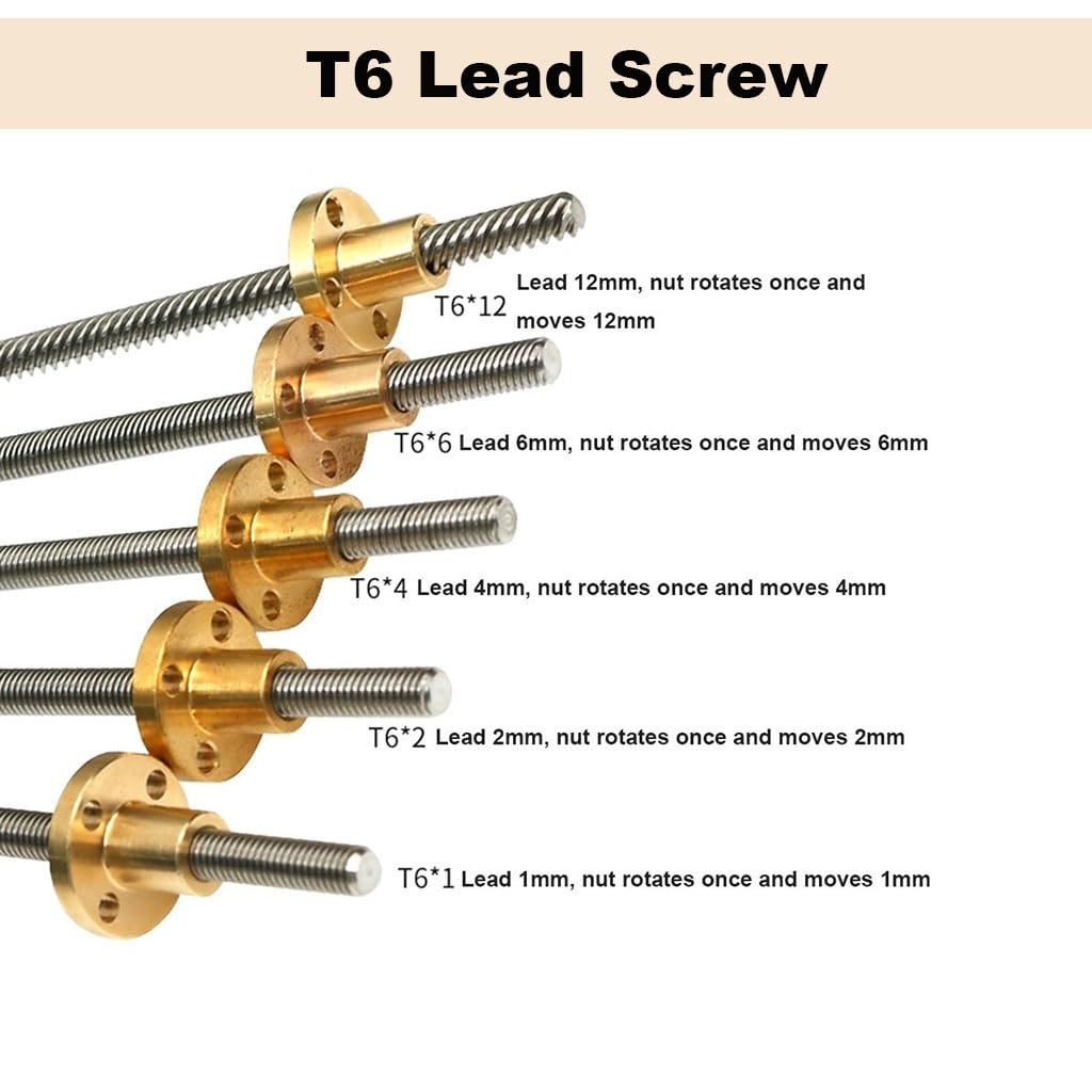 1 個 T6 リードネジラウンドフランジ台形右ねじナット真鍮 - Lead Screw 8Mm のレビューと価格