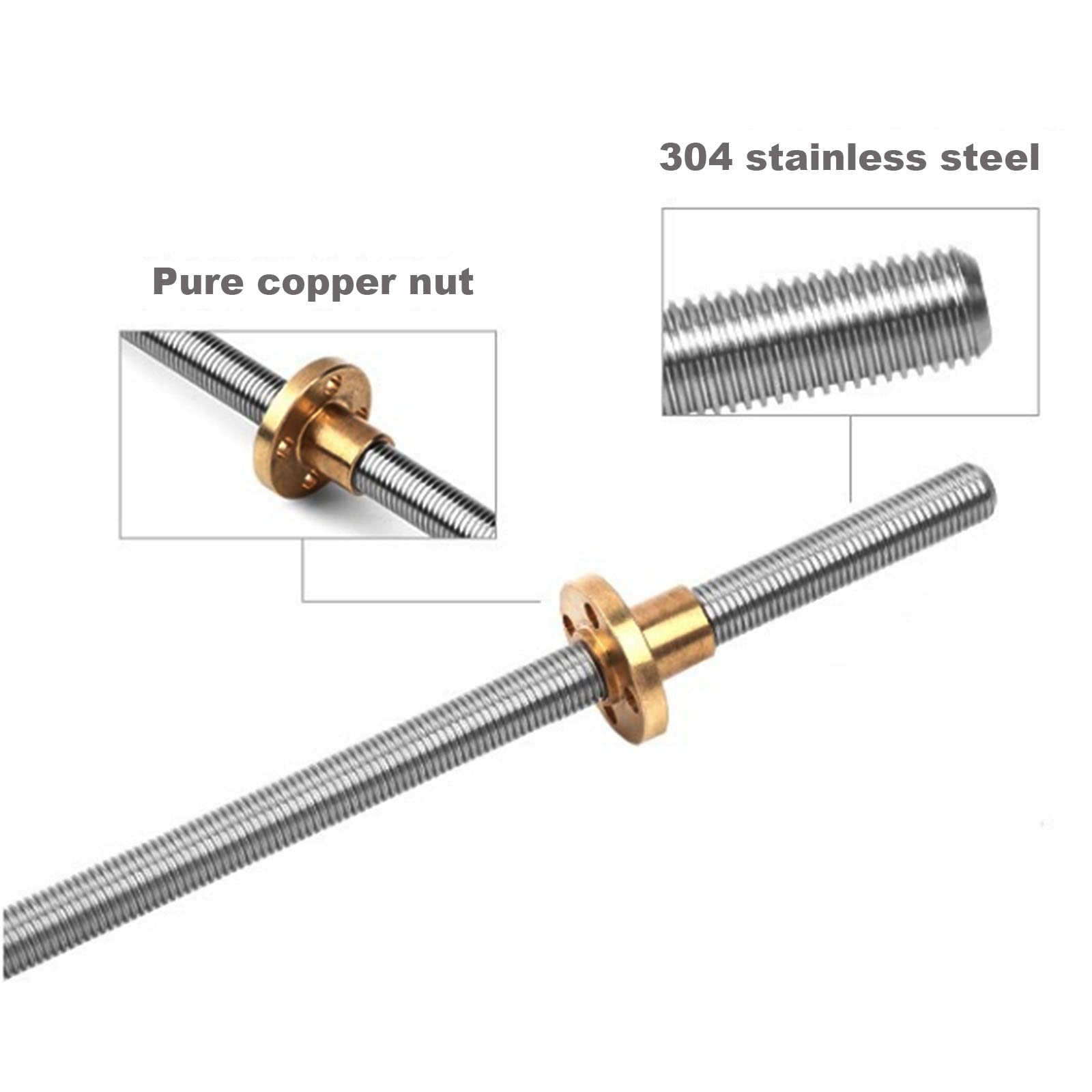 T8 送りねじリード 2 ミリメートル 4 ミリメートル 8 - Lead Screw 8Mm のレビューと価格