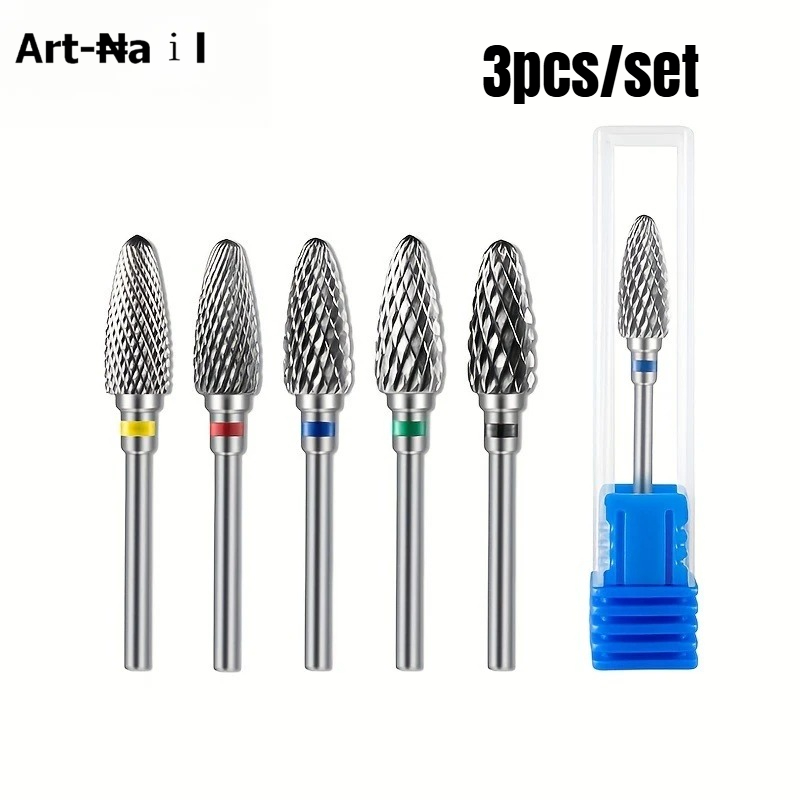 タングステンカーバイド製ネイルドリルビット3個セット 電動マ - Carbide End Mill のレビューと価格