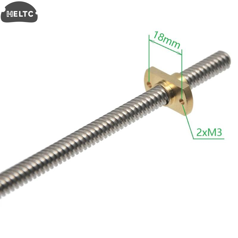 1個入り T8リードスクリューナット ピッチ2mm リード8 - Lead Screw 8Mm のレビューと価格