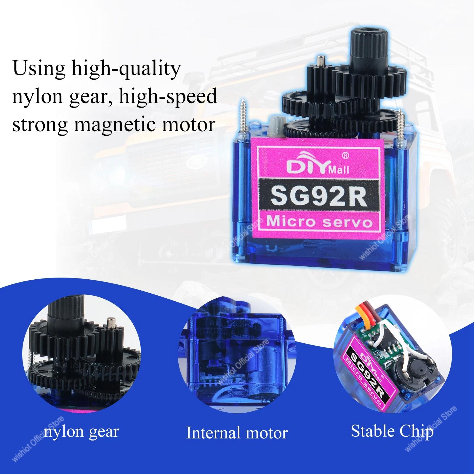 SG92R マイクロサーボモーター 4.8-6V 360/2 - Servo 9G のレビューと価格
