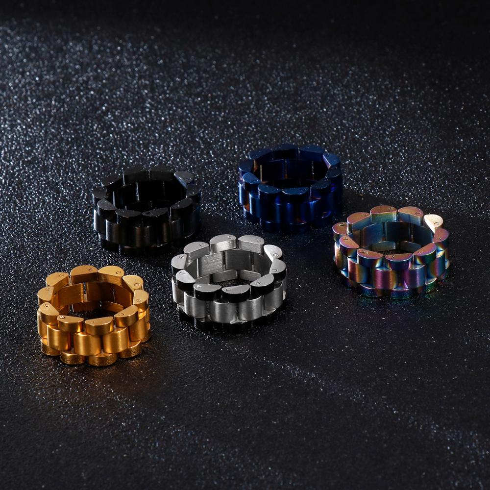 Fongten レトロ時計リンクチェーン男性リングステンレス - Coupling 8Mm のレビューと価格