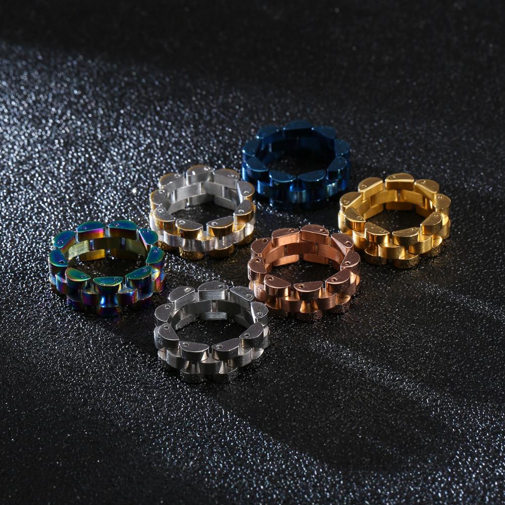 Fongten レトロ時計リンクチェーン男性リングステンレス - Coupling 8Mm のレビューと価格