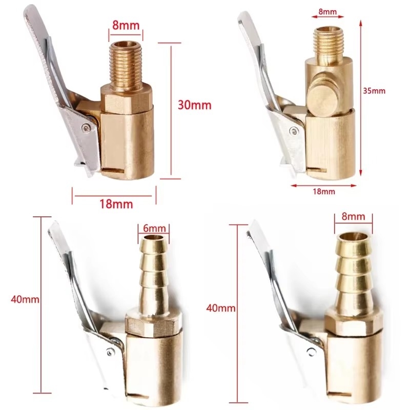 1/2/4 個車のエアポンプスレッドノズルアダプター 8 ミ - Coupling 8Mm のレビューと価格