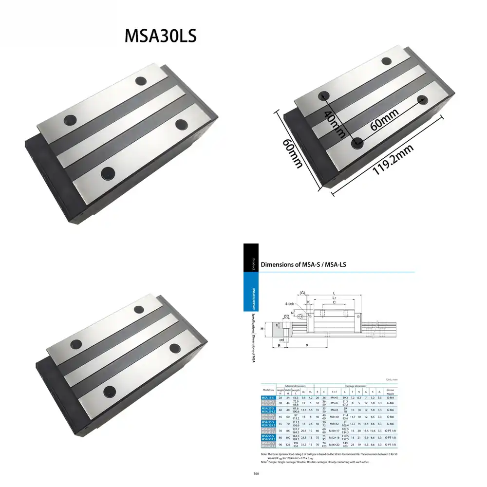 台湾PMI MSA30LS MSA30 MSA30LSSSF - Linear Rail のレビューと価格