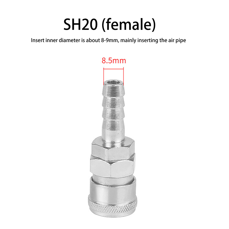 2 個の空気圧継手ヨーロッパ標準 EU ユーロタイプクイック - Coupling 8Mm のレビューと価格