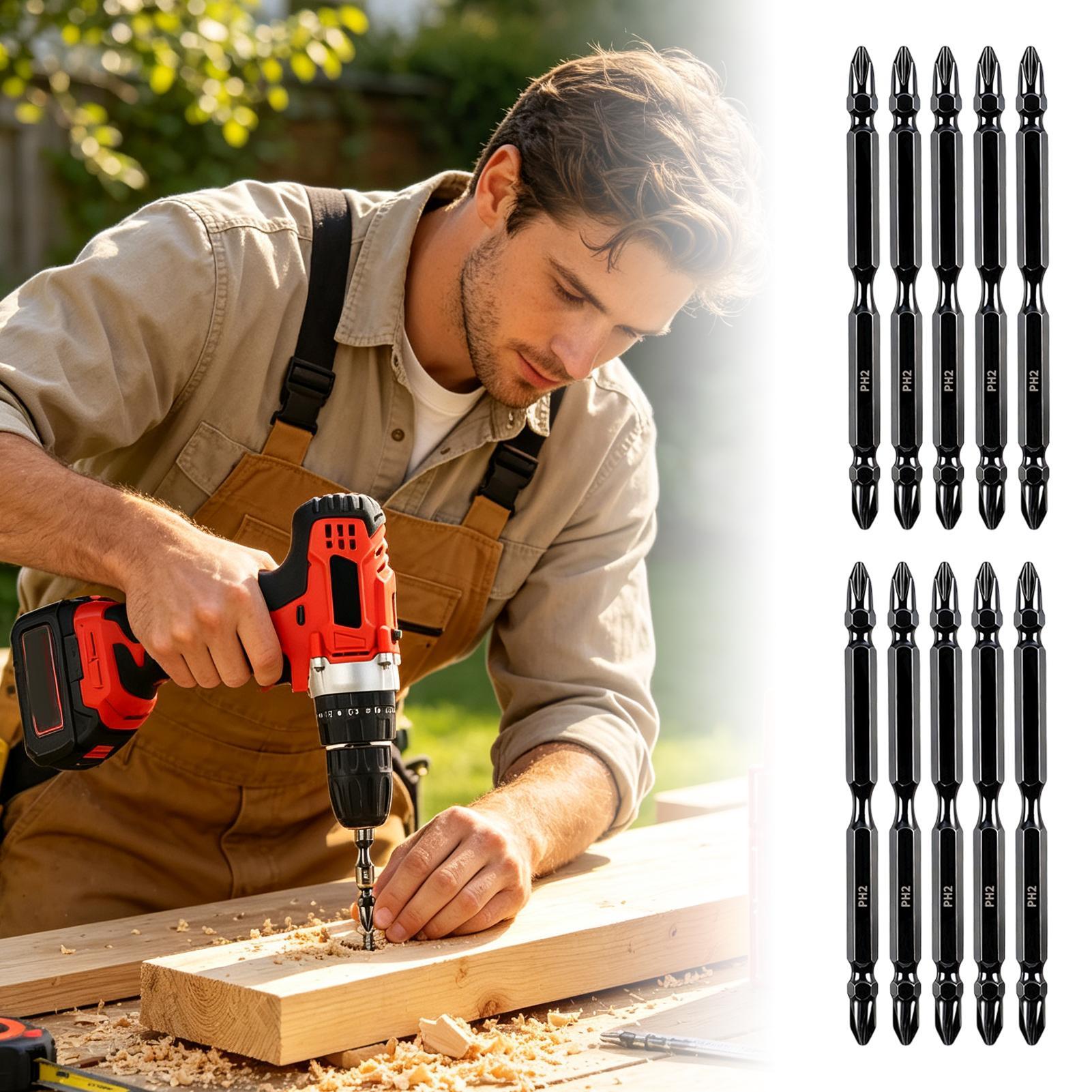 磁気ビット両端磁気フライスドリルヘッドキット多機能ドライバー - End Mill Set のレビューと価格